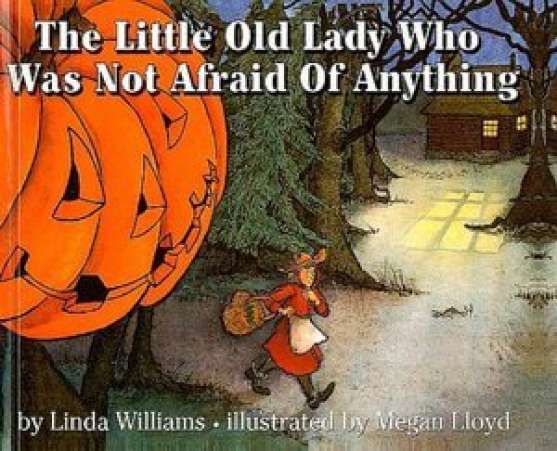 little old lady halloween book