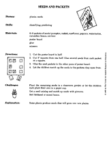 Seeds and Packets