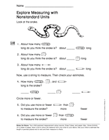 Measuring with Nonstandard Units (Gr. 1)