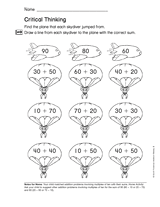 Two-Digit Addition: Critical Thinking (Gr. 2)