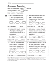 Multiplication and Division Concepts: Choose an Operation (Gr. 2)