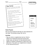 The Earth: Family Activity