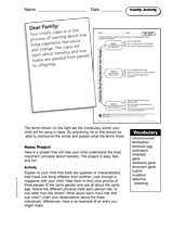 Reproduction and Change: Family Activity