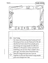 Family Activity: Growing and Changing