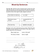 Mixed-Up Sentences