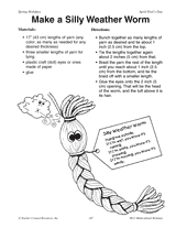 Make a Silly Weather Worm
