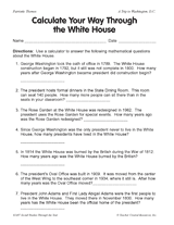 Calculate Your Way Through the White House