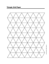 Triangle Grid Paper