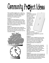 Sixth Grade Community Project Ideas