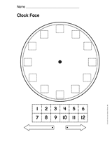 Clock Face, Gr. K-1
