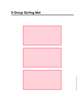 3-Group Sorting Mat