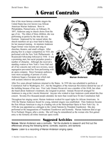 The Great Contralto: Marian Anderson