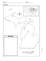 Map of Michigan