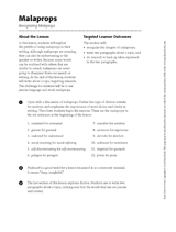 Recognizing Malaprops