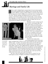 Ancient Times: Marriage and Family Life Activity Packet