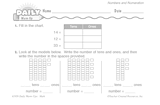 Math Warm-Up 10 for Gr. 1 & 2: Numbers and Numeration