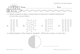Math Warm-Up 32 for Gr. 1 & 2: Numbers and Numeration