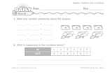 Math Warm-Up 232 for Gr. 1 & 2: Algebra, Patterns & Functions