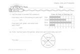 Math Warm-Up 164 for Gr. 3 & 4: Graphs, Data & Probability