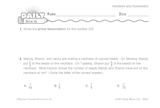 Math Warm-Up 24 for Gr. 5 & 6: Numbers and Numeration