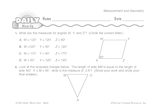 Math Warm-Up 135 for Gr. 5 & 6: Measurement & Geometry