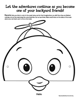 Backyardigans Character Mask: Pablo