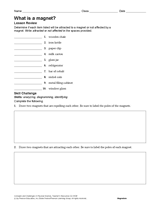 What Is a Magnet? (Grades 6-12)