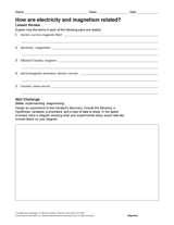 How Are Electricity and Magnetism Related?