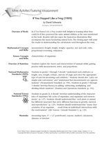Literature & Math: If You Hopped Like a Frog