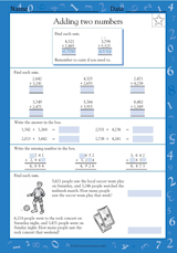 Adding Four-Digit Numbers (Grade 4)
