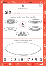 Write the Word "Six"