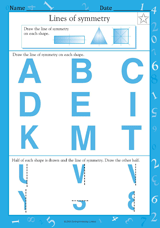 Lines of Symmetry I (Grade 3)