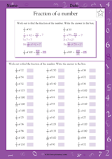 Fraction of a Number
