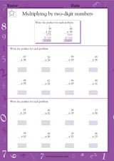 Multiplying by Two-Digit Numbers II (Grade 5)