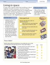 Living in Space Printable II