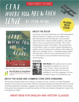 Stay Where You Are & Then Leave Teacher's Guide