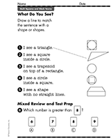 Matching Shapes: What Do You See?