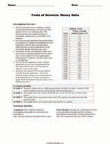 Tools of Science: Messy Data