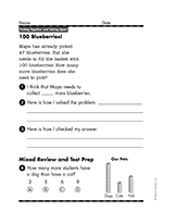 100 Blueberries!